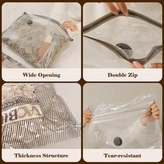 Icone™ VacuumBag: Moeiteloze Ruimtebesparende Vacuumzak Set