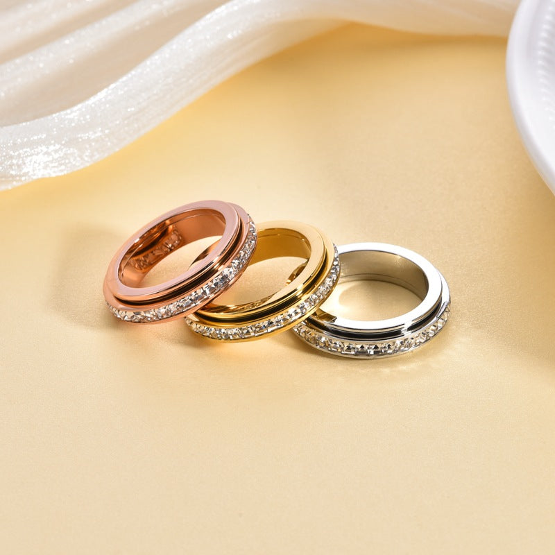 Jewelance™ RotatingRing 1+1 GRATIS: Vinger Spinner Roterend Ring Anti Angst Stress Verlichting Sieraden
