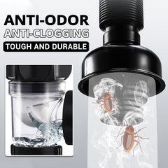 Globetrek° Afvoerbuis 1+1 GRATIS - Universeel Anti-Geuroverlast Anti-Verstopping Telescoop Afvoersysteem
