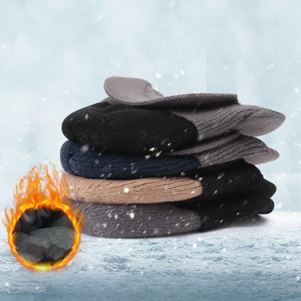 Icone™ EarflapBeanie 1+1 GRATIS: Dikke Gebreide Winter Muts Oorflap Bescherming