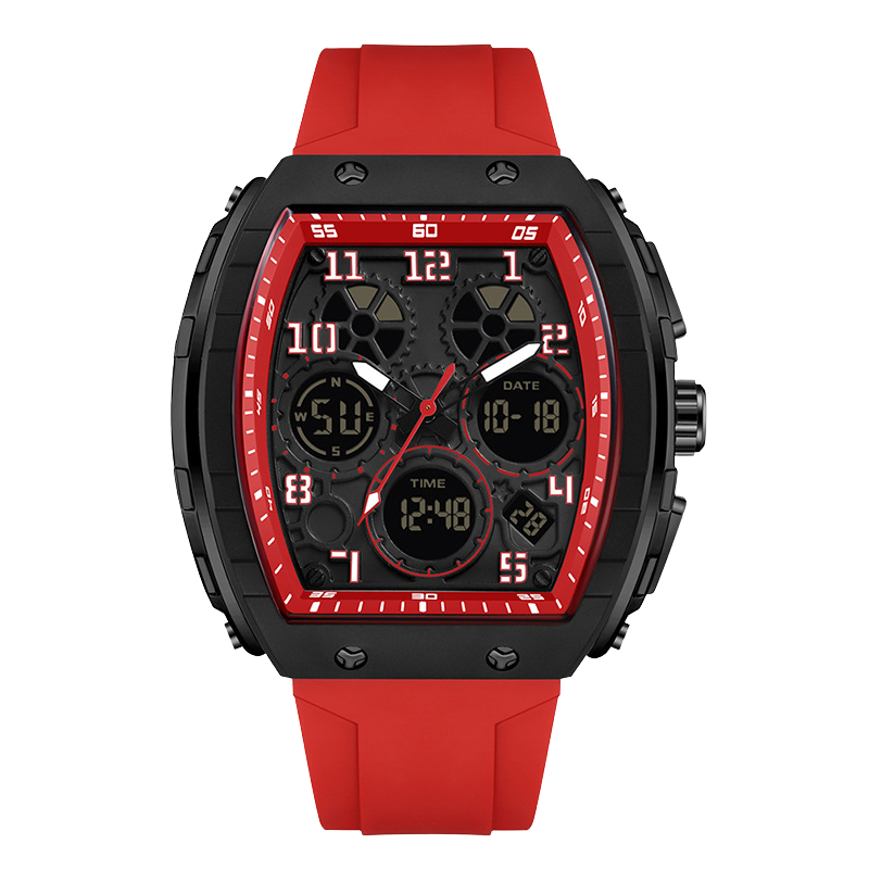 PrecisionWatch - Stijlvolle Digitale Chronograaf Sport Precisie Horloge