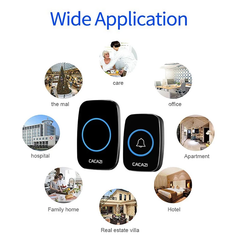 Globetrek° WirelessDoorbell: Slimme Eenvoudige Installatie Draadloze Deurbel