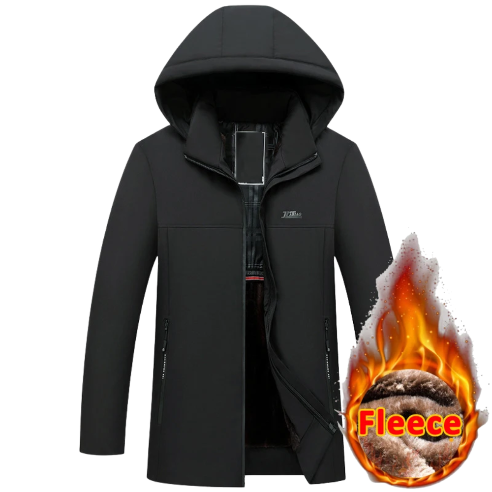 Icone™ CozyJacket: Stijlvolle Knus Gewatteerd Vlies Warm Jasje