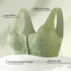 Icone™ CozyBra 1+1 GRATIS: Naadloos Sluiting Aan De Voorkant Kant Knus BH