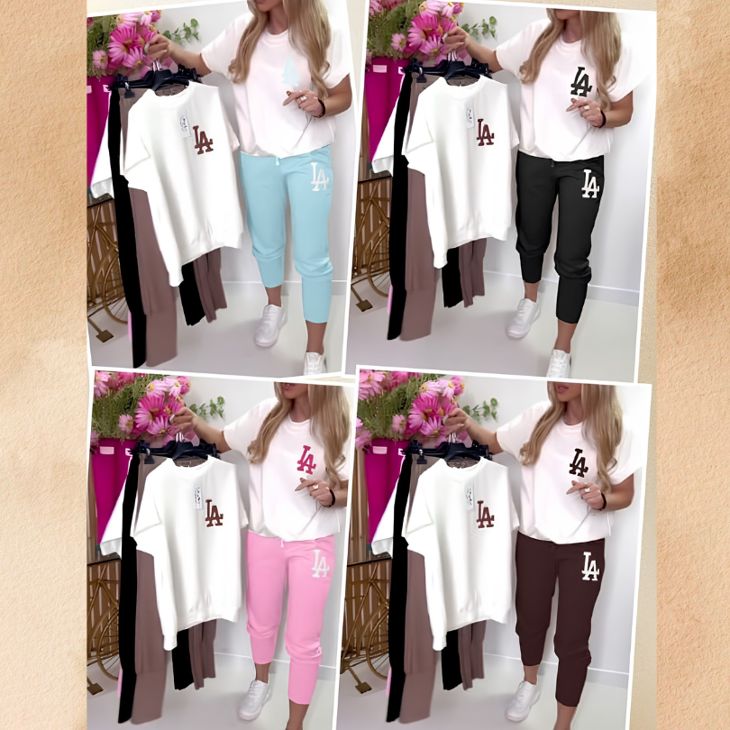 Icone™ ComfyOutfit: Toevallig Zachte Ademende Dagelijkse Comfortabele Stijlvolle Outfit Set