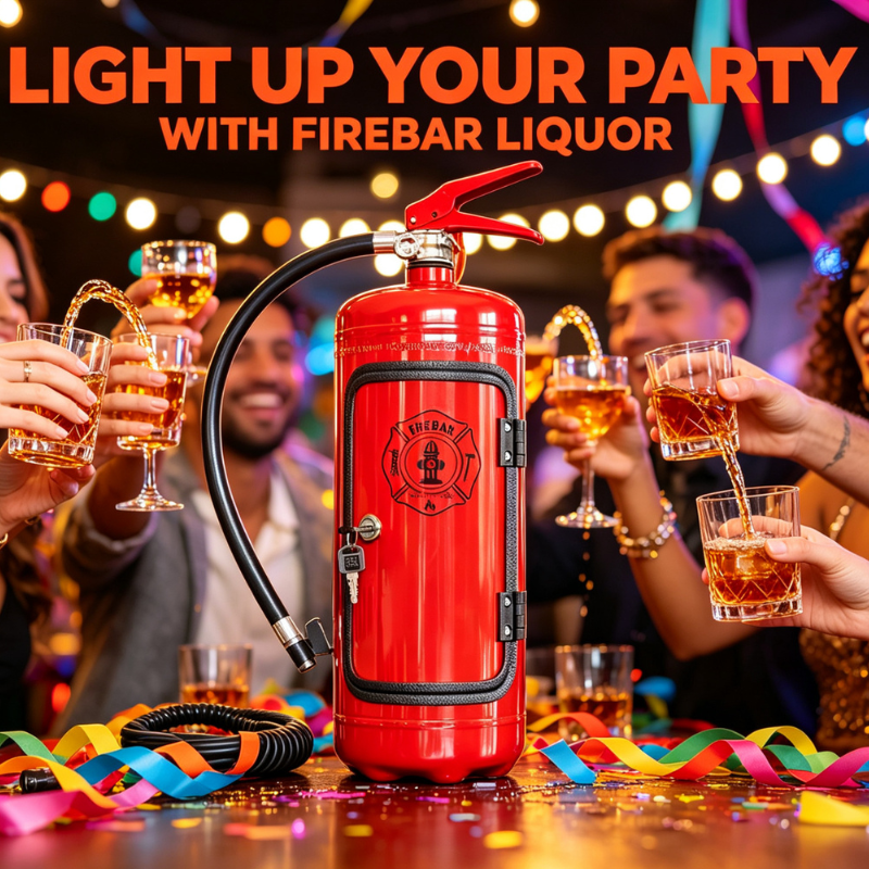 Globetrek° LiquorStorage: Creatieve Brandblusser Discreet Mini Drankopslag