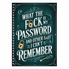 PasswordKeeper 1+1 GRATIS: Stijlvol Snel-Toegang Inlog En Wachtwoord Bewaarder Notitieboek