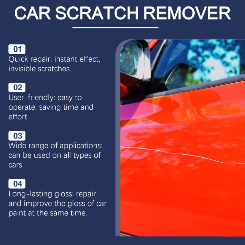 Cleaner Pro° ScratchRemover 1+1 GRATIS:Snelle Reparatie Autokrassenverwijderaar Spray