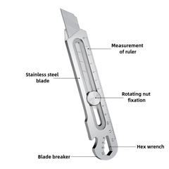 Globetrek° PrecisionCutter: Multifunctionele Zware Plicht Nut Precisie Snijder