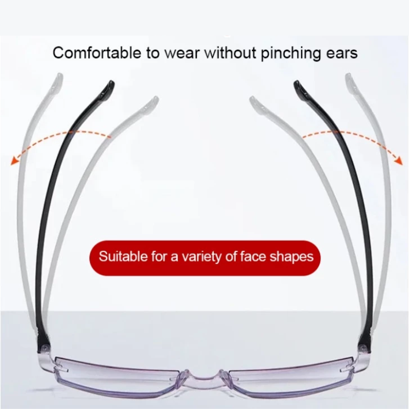 ClearEyeglasses 1+1 GRATIS - Lichtgewicht Gegradeerde Anti-Blauw Licht Duidelijke Bril