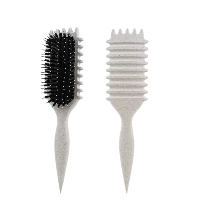 Rose® CurlBrush 1+1 GRATIS: Anti-Frizz Borstelharen Haarstyling Krulborstel