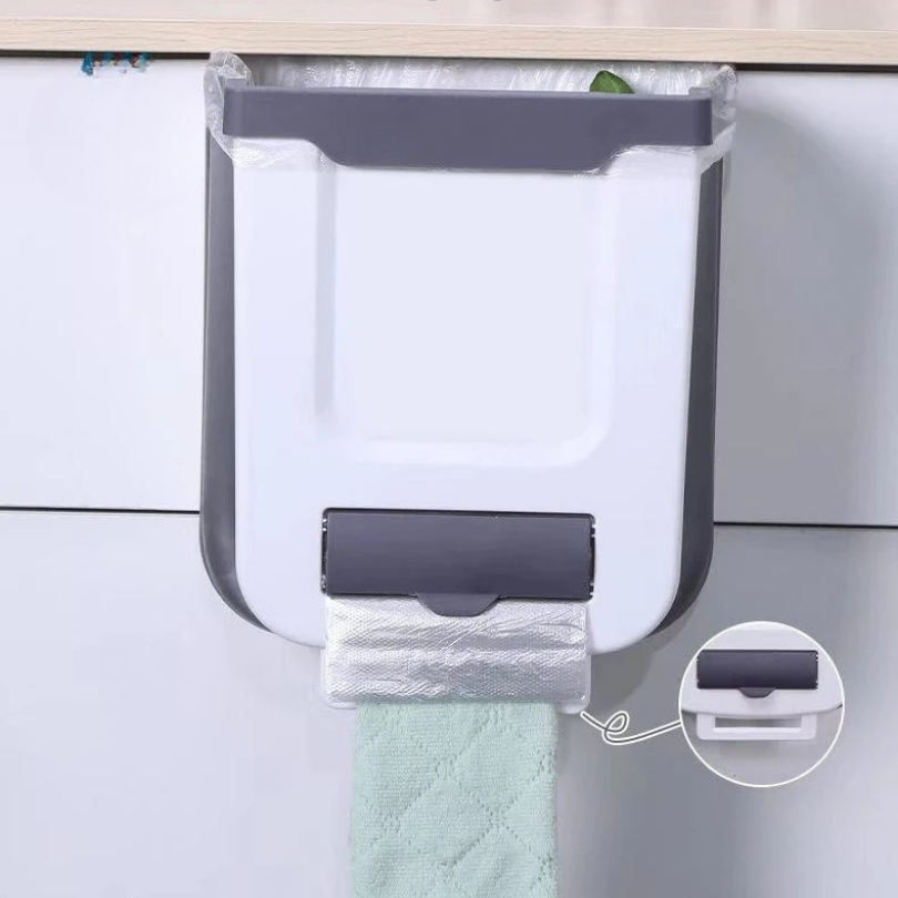 Globetrek° TrashHolder: Ruimtebesparende Hangende En Vouwbare Keukenafvalhouder