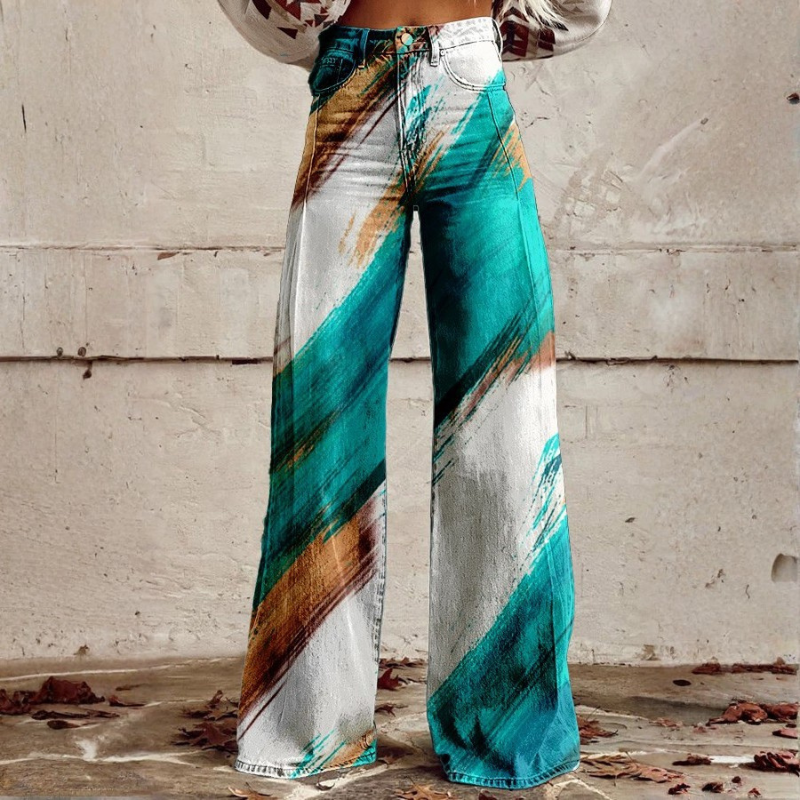 Icone™ TrendyJeans - Modieuze Wijde Pijpen Trendy Jeans