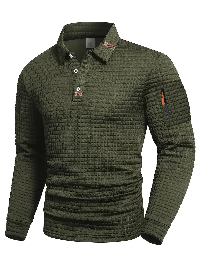 Icone™ CasualPolo - Veelzijdige Comfortabele Lange Mouwen Casual Polo