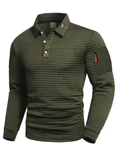 Icone™ CasualPolo - Veelzijdige Comfortabele Lange Mouwen Casual Polo
