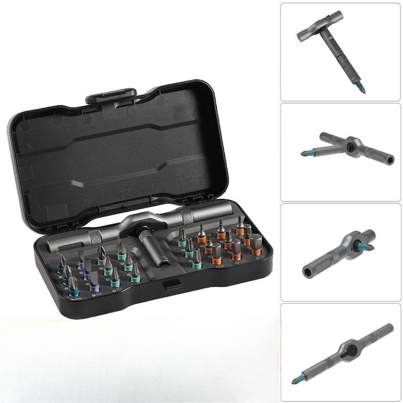 ToolMaster™ – Multi-Functionele Precisie Ratchet Tool Set