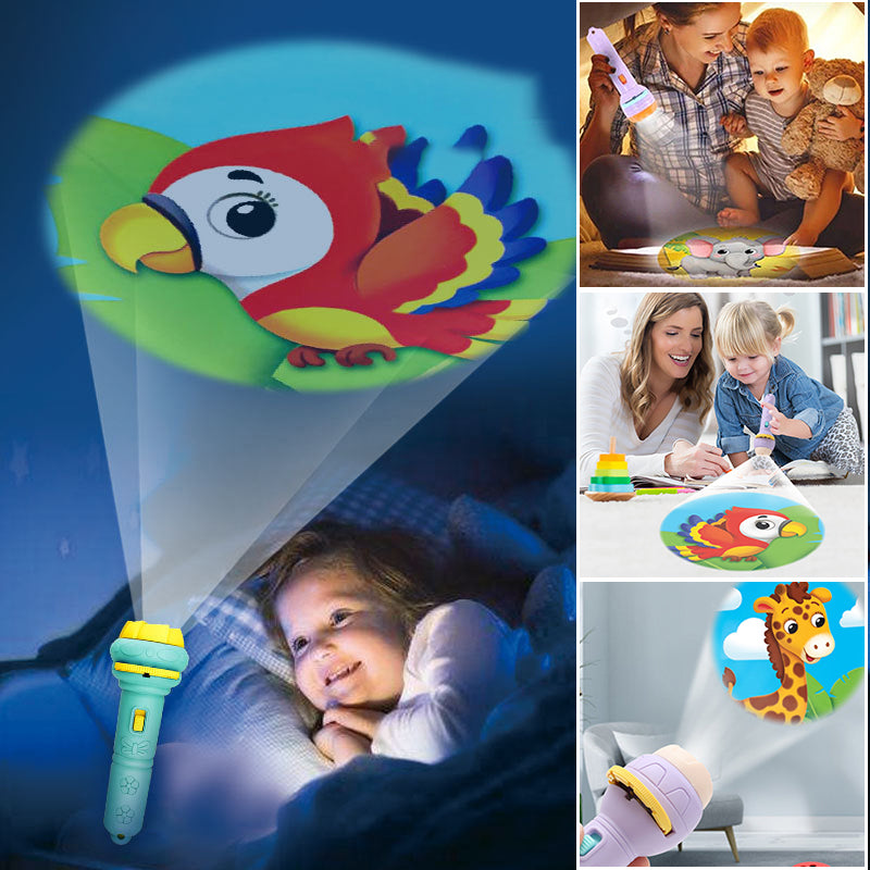 Kletshuts™ FlashlightProjector: Magische Verhaaltjestijd Zaklampprojector Voor Kinderen