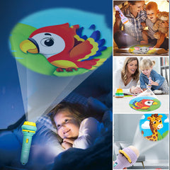 Kletshuts™ FlashlightProjector: Magische Verhaaltjestijd Zaklampprojector Voor Kinderen