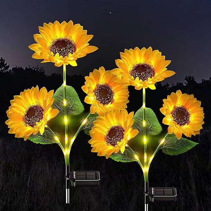 Ledsen™ SolarSunflower: Elegante Slimme Zonne Energie Zonnebloem