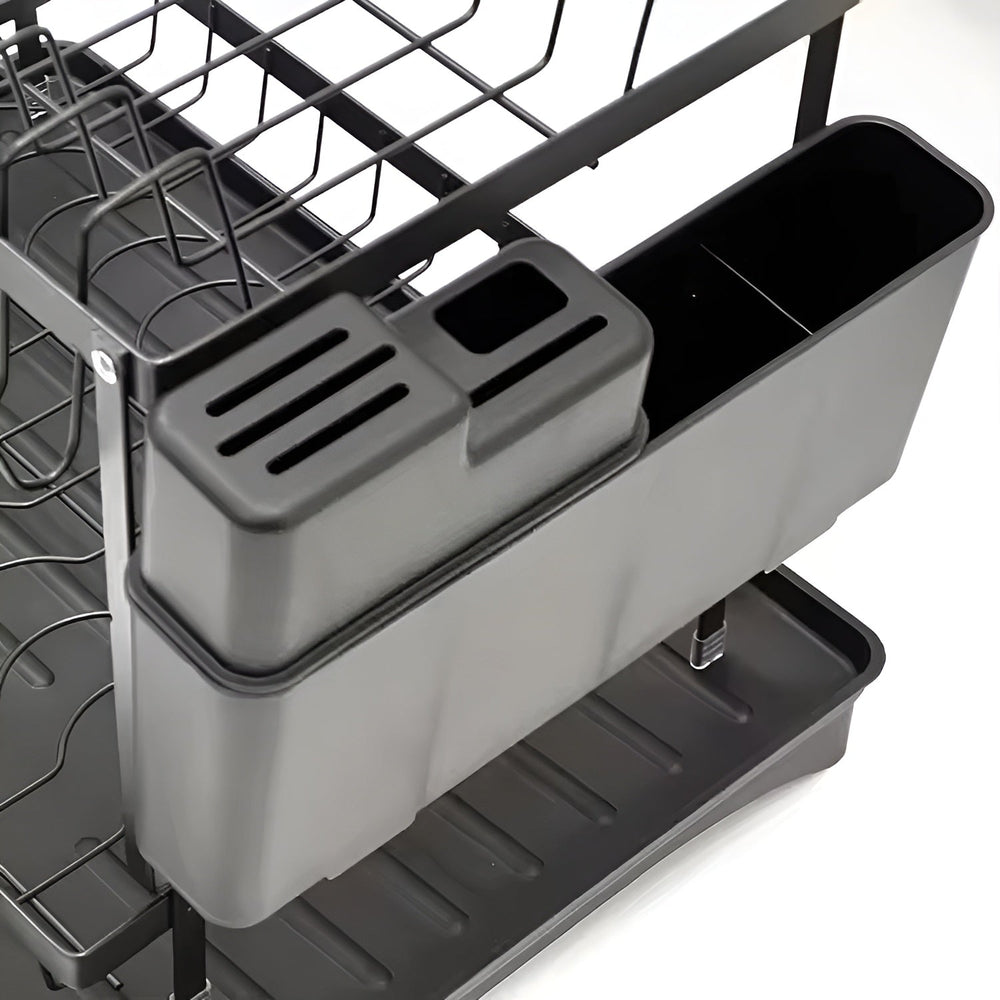 Globetrek° DishDrainer: Multi-Level Ruimtebesparende Keuken Afdruiprek Organizer
