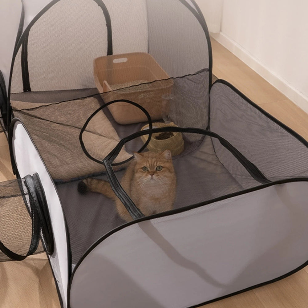 Catfri® CatPlaypen: Binnen En Outdoor Opvouwbaar Kat Kinderbox Tent