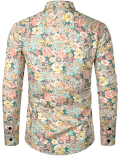 Icone™ FloralSleeve - Tijdloos Klassieke Stijl Bloemenprint Top