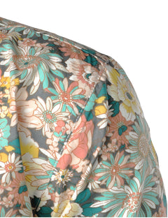 Icone™ FloralSleeve - Tijdloos Klassieke Stijl Bloemenprint Top