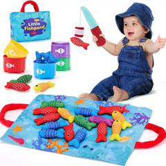Kletshuts™ LittleFisherman: Leuke Leeravontuur Little Fisherman Visspeelset