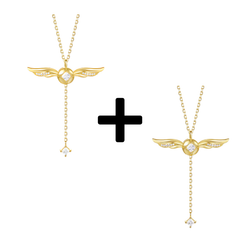Jewelance™ WingsNecklace 1+1 GRATIS: Elegante Minimalistische Stijl Vleugels Ketting