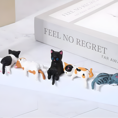 DeskFigurines™ 1+1 GRATIS - Stijlvolle Schattige Minimalistische Kat Bureaufiguren Set