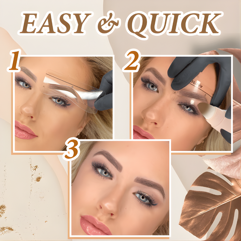 PerfectEyebrows™ 1+1 GRATIS – Snelle Vorm Eenvoudig Te Gebruiken Perfecte Wenkbrauw Stempel