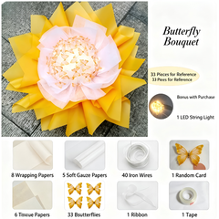 ButterflyBouquet™ - DIY Handgemaakte Bloemen Vlinder Boeket Knutsel