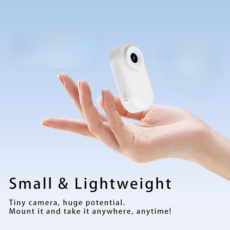 BodyCamera: Eenvoudige-Aanraking Bediening HD Opname Handenvrij Compacte Lichaamscamera