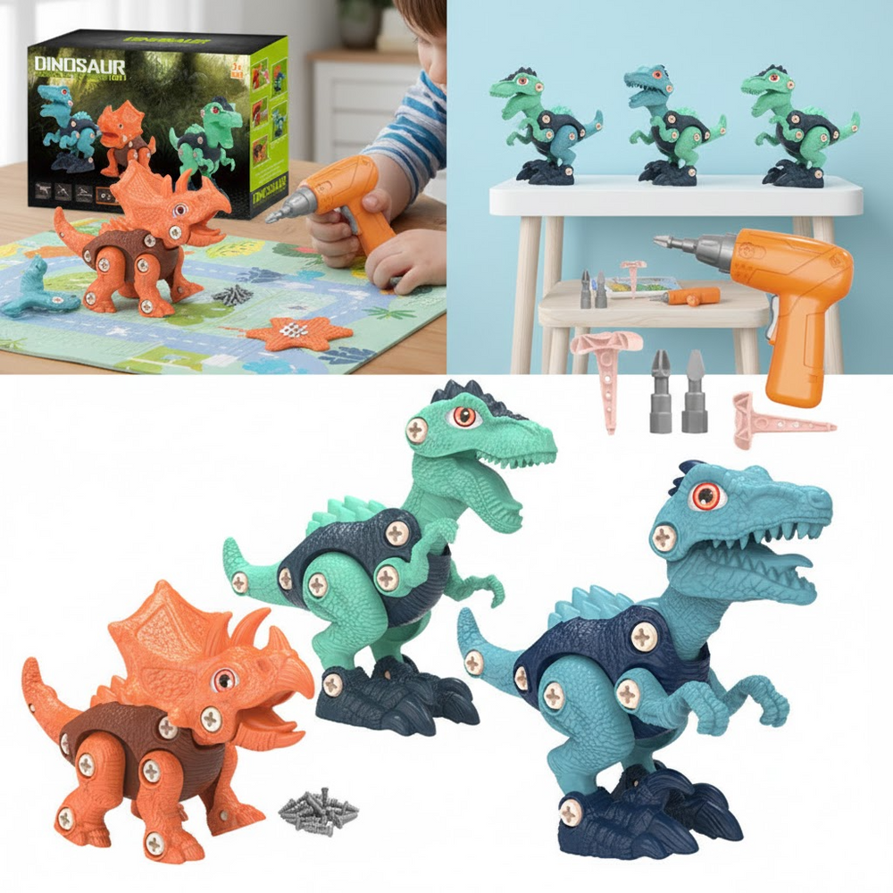 Kletshuts™ DinoBuilder: Bouwen En Spelen Educatief Dino Bouwer Bouw Set