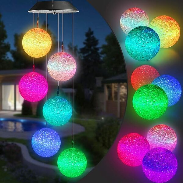 Ledsen™ HangingBalls: Elegante Energiezuinige Zonne-Energie Hangende Ballen Lichten