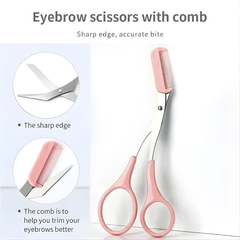 EyebrowScissors™ – Ergonomische Precisie Verzorging Oogschaar En Veiligheidskam
