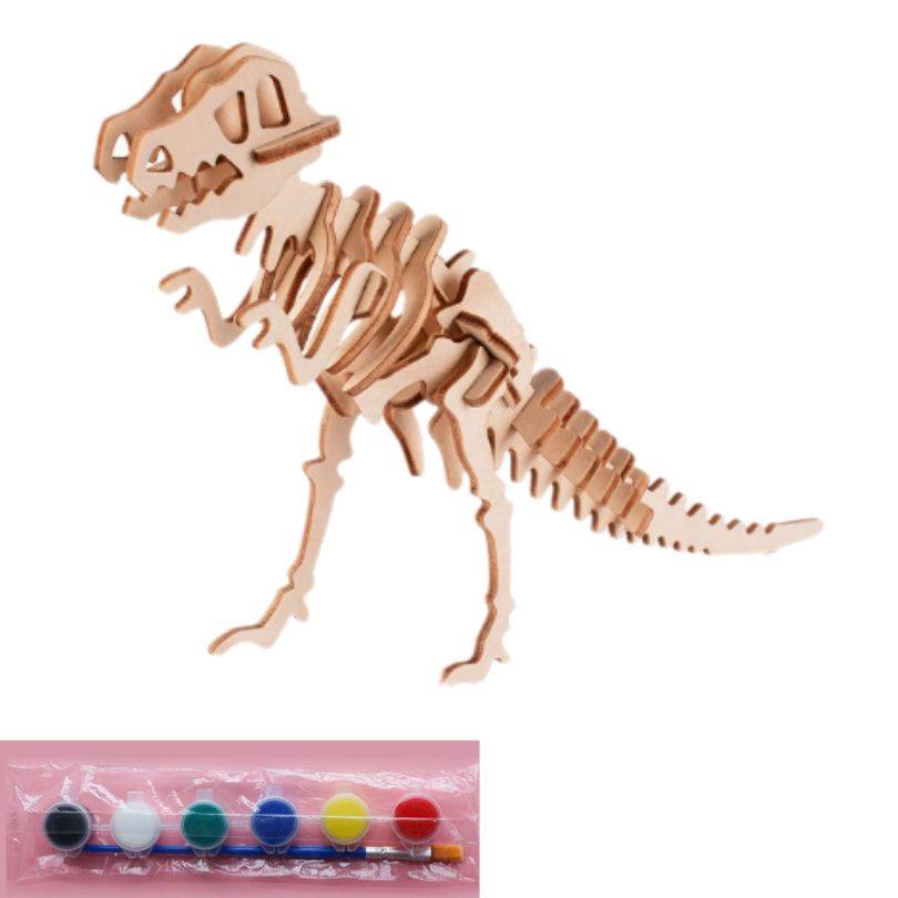 Kletshuts™ PuzzlePaint 1+1 GRATIS: DIY Knutselplezier Leren 3D-Puzzel Schilderpakket