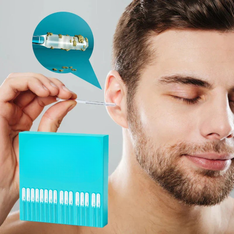 EarSwabs 1+1 GRATIS: Hoogwaardige, Hygiënische Zelfklevende Oorreinigers
