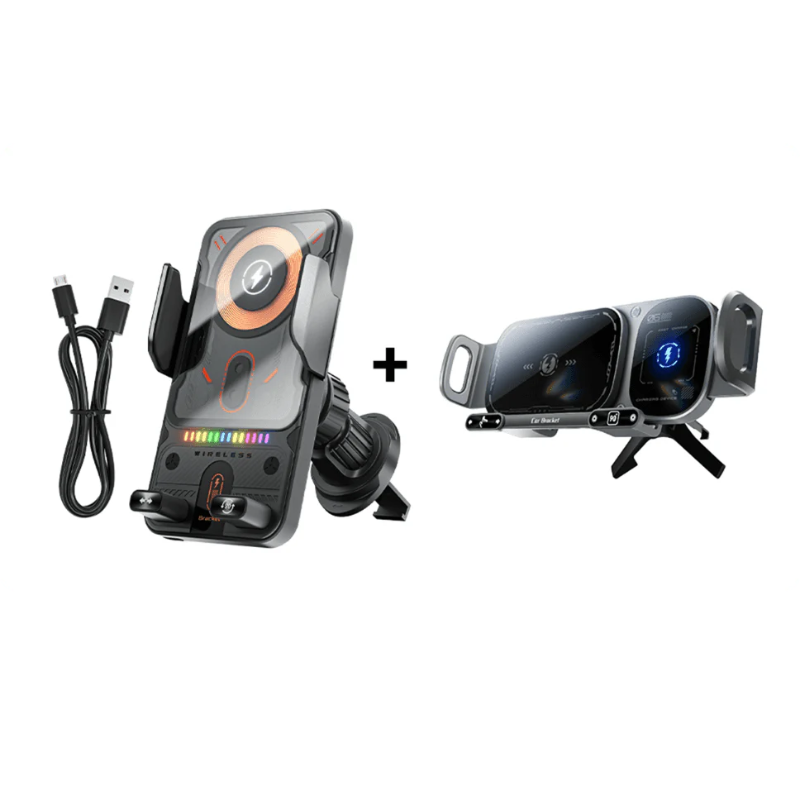 Holder360° SmartGrip - Automatische Snelle Rotatie Slimme Grip Auto Telefoonhouder