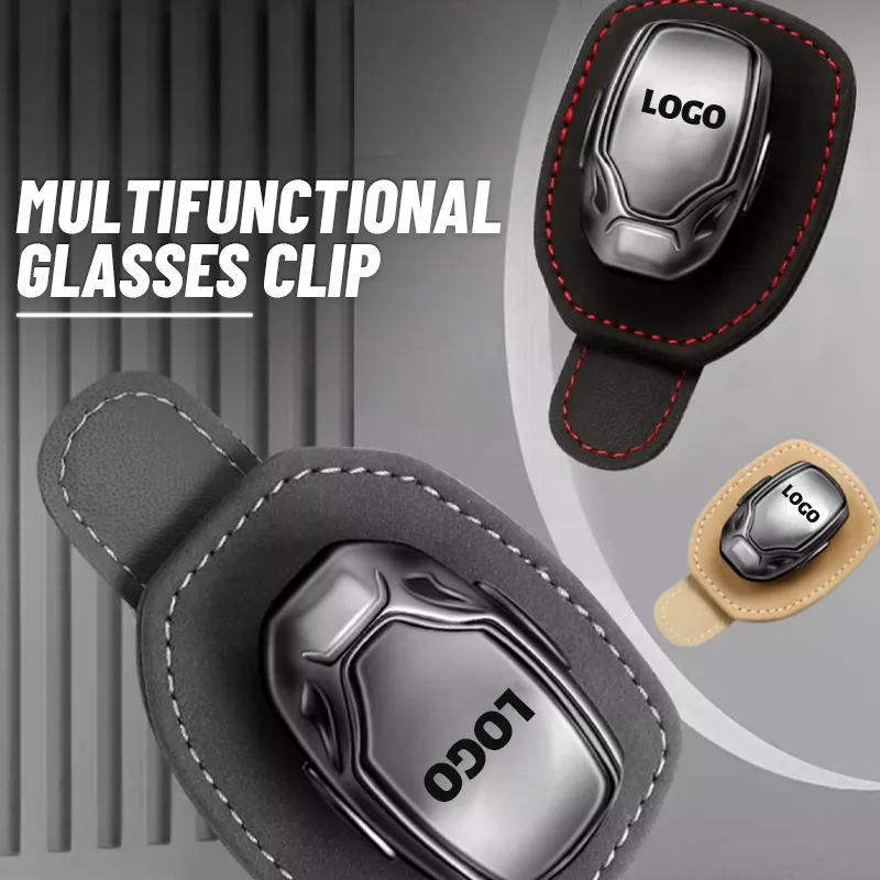 EyewearClip™ 1+1 GRATIS - Premium Beveiligd Suède Zon Zonneklep Brillen Clip