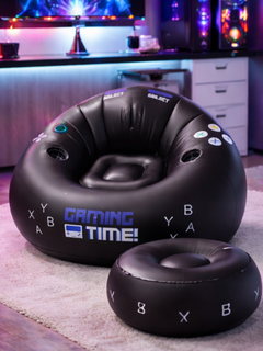 InflatableSeat: Gemakkelijk Opbergen Gezellig Draagbaar Gamen Opblaasbaar Zitting