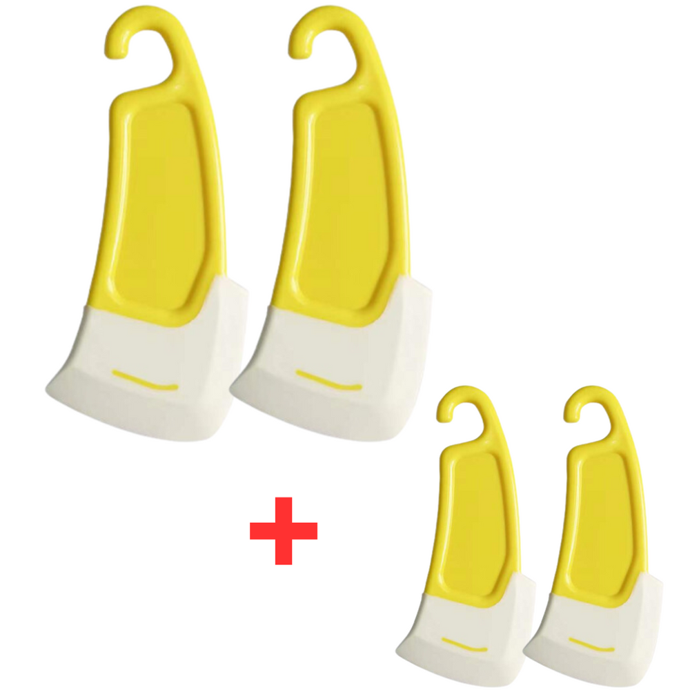 Globetrek° FoodScraper 2+2 GRATIS: Silicone Voedsel Schoonmaak Schraper