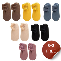 Happy™ LaceSocks: 6 Paar Kant Warme Wool Vrouwen Sokken