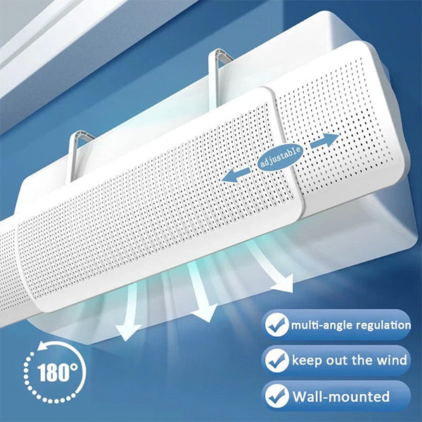 Globetrek° AirDeflector: Verstelbare Winddeflector Voor Airconditioning