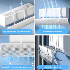 Globetrek° AirDeflector: Verstelbare Winddeflector Voor Airconditioning
