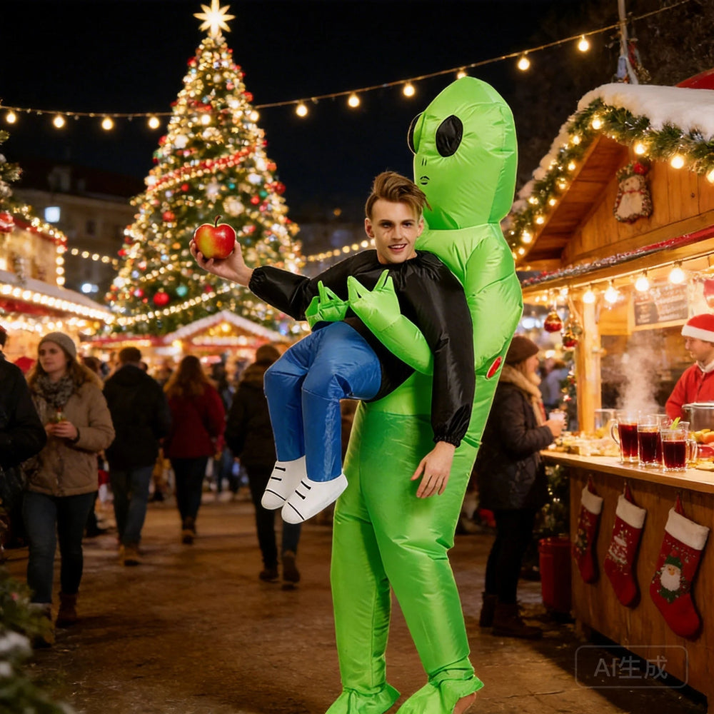 Kletshuts™ AlienCostume: Grappig Vreemdeling Dragen Ontwerp Oog Vangen Feest Kostuum