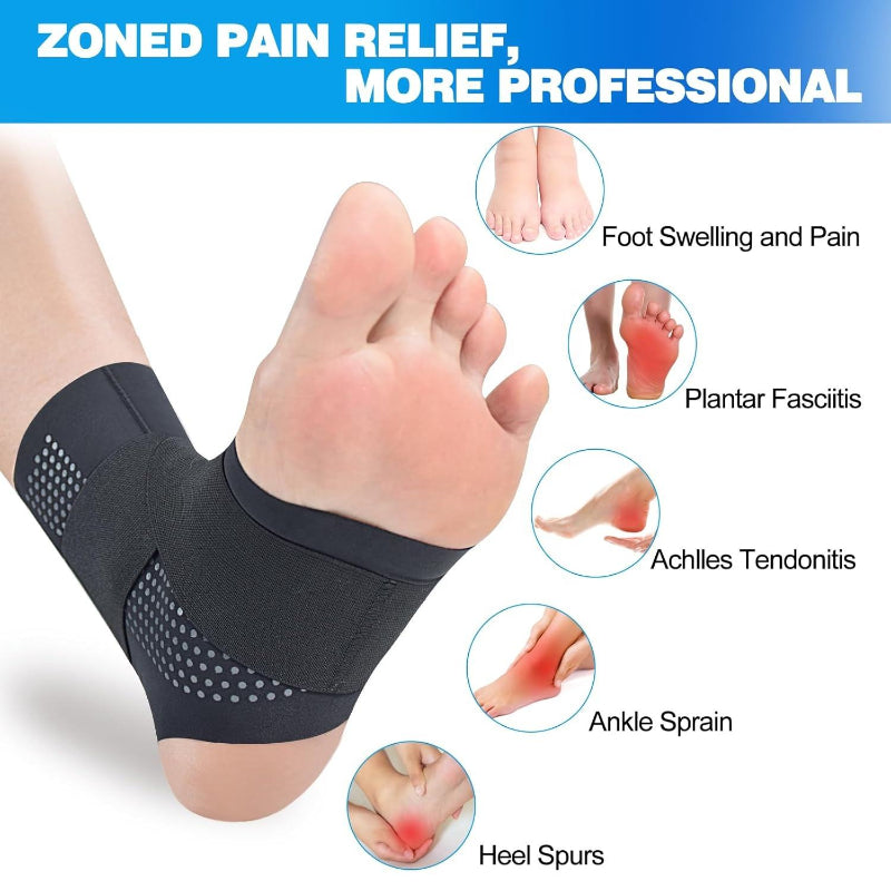 Happy™ AnkleSupport 1+1 GRATIS: Ademend Enkelcompressie Pijnverlichting Ondersteuning voor de Hele Dag