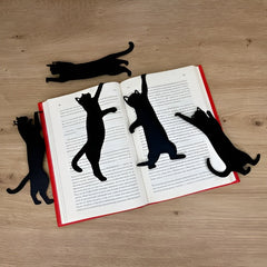 CatBookmark: Decoratieve Pagina Markeerder En Kat Boekenlegger Clip Set