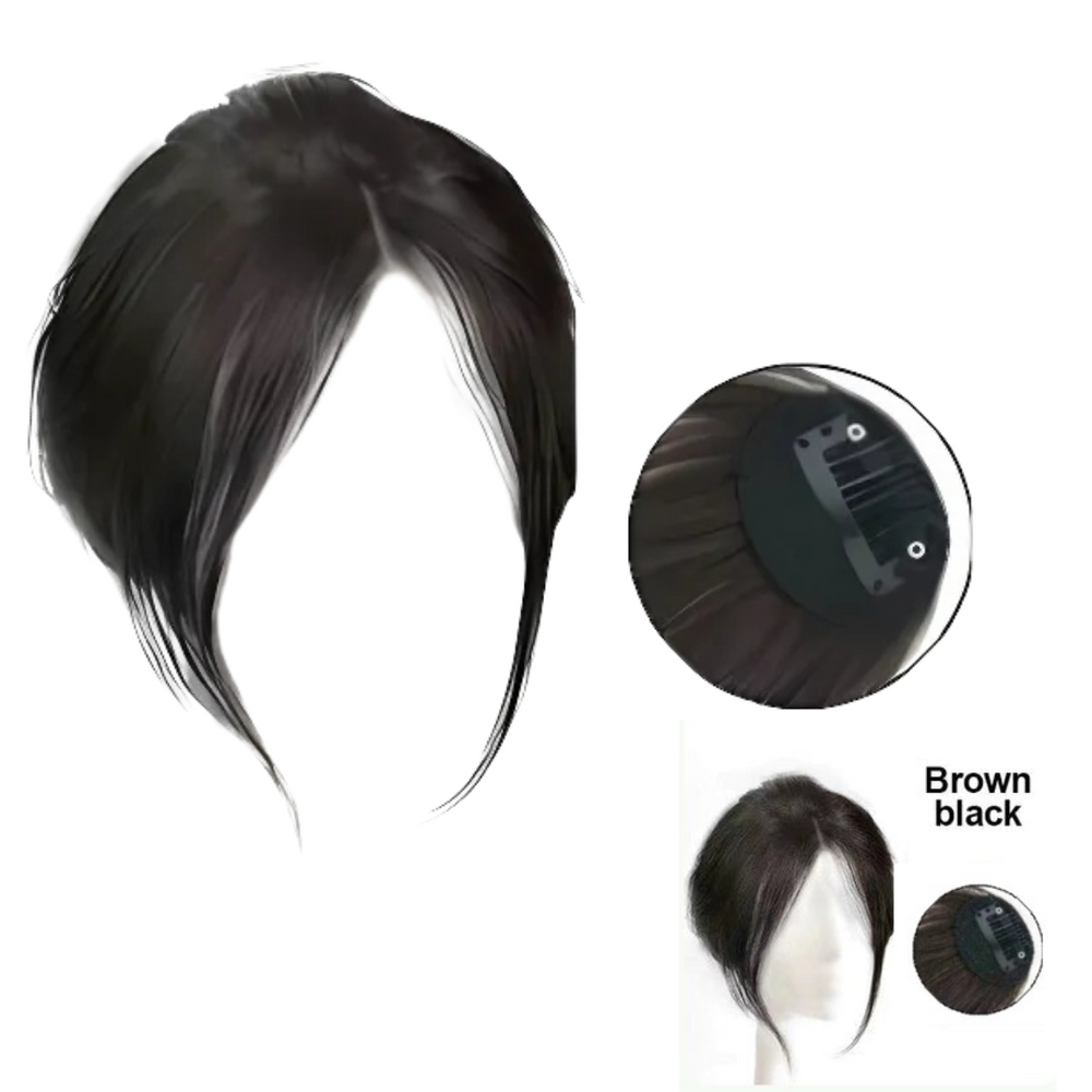 Rose® HairBangs 1+1 GRATIS: Gedeeltelijke Haar Voorkant Pony Haarstukje Klem
