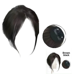 Rose® HairBangs 1+1 GRATIS: Gedeeltelijke Haar Voorkant Pony Haarstukje Klem